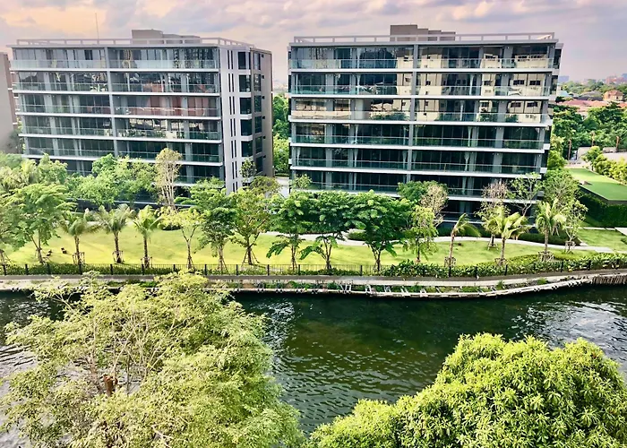 Quiet 1br River Front Oasis 15 Minutes To Sky Train 아파트 방콕